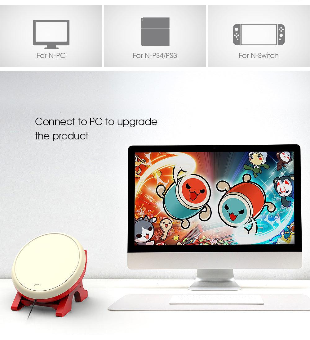 DOBE PS4 TAIKO DRUMS FOR N-SWITCH/PS4/PS3/PC (TP4-0409) - DataBlitz