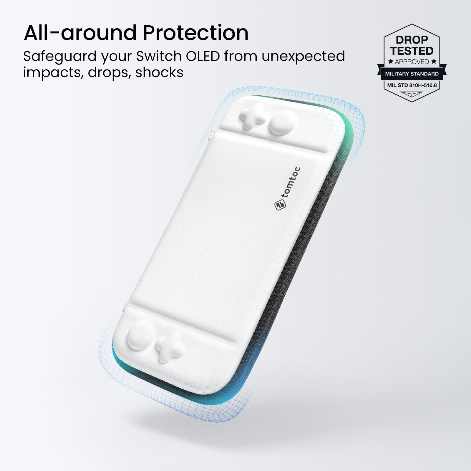 NSW TOMTOC Slim Protective Case For N-Switch Oled (White) (A0531W1) - DataBlitz