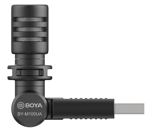 BOYA BY-M100UA Mininature Condenser Microphone For Windows And Mac Computers - DataBlitz