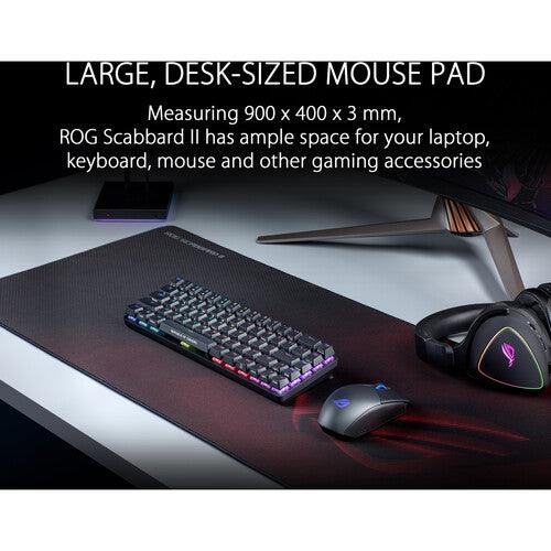 ASUS ROG SCABBARD II WATER/OIL & DUST REPELLANT GAMING MOUSE PAD (NC08) - DataBlitz
