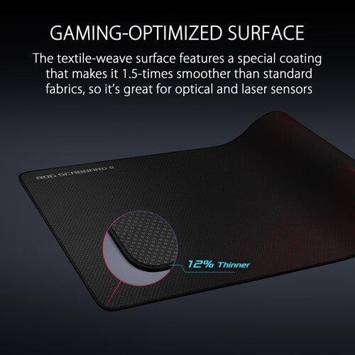 ASUS ROG SCABBARD II WATER/OIL & DUST REPELLANT GAMING MOUSE PAD (NC08) - DataBlitz