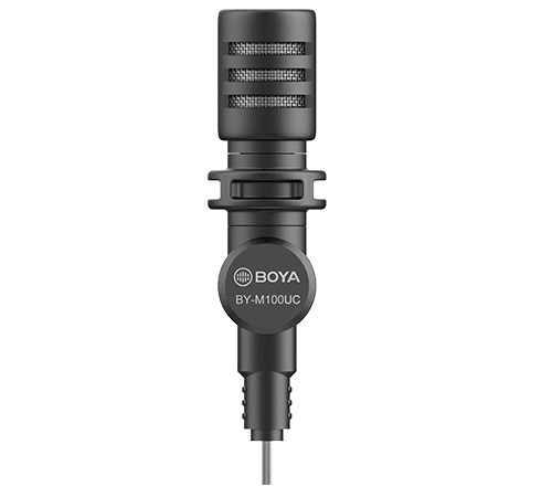 BOYA BY-M100UC Mininature Condenser Microphone For Type-C Devices - DataBlitz