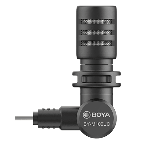 BOYA BY-M100UC Mininature Condenser Microphone For Type-C Devices - DataBlitz