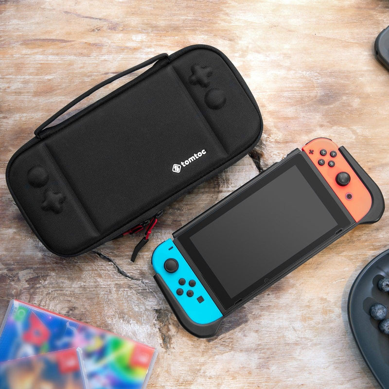 Tomtoc NSW Dockable Grip Case For Nintendo Switch (Black) (A05-020D01) - DataBlitz