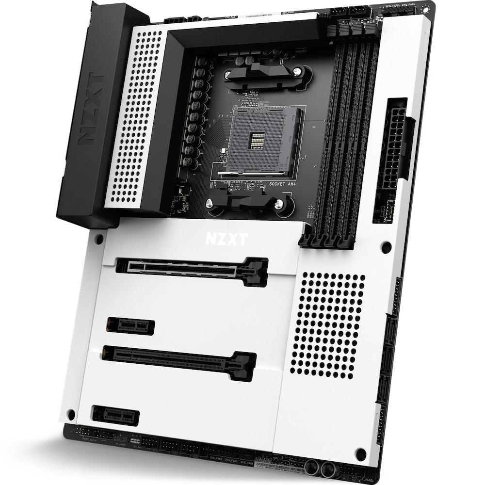 NZXT N7 B550 ATX Motherboard (Matte White) (N7-B55XT-W1) - DataBlitz