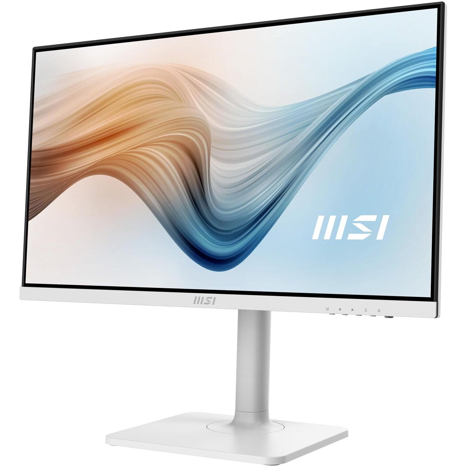 MSI MODERN MD241PW 23.8" FHD EYE CARE MONITOR (WHITE) - DataBlitz