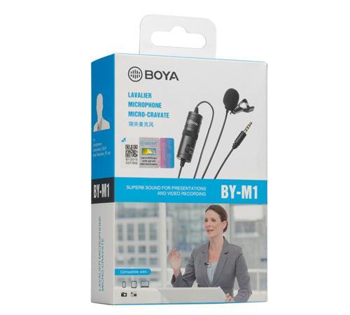 BOYA BY-M1 LAVALIER MICROPHONE MICRO-CRAVATE - DataBlitz