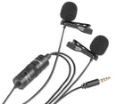 BOYA BY-M1DM DUAL OMNI-DIRECTIONAL LAVALIER MIC - DataBlitz