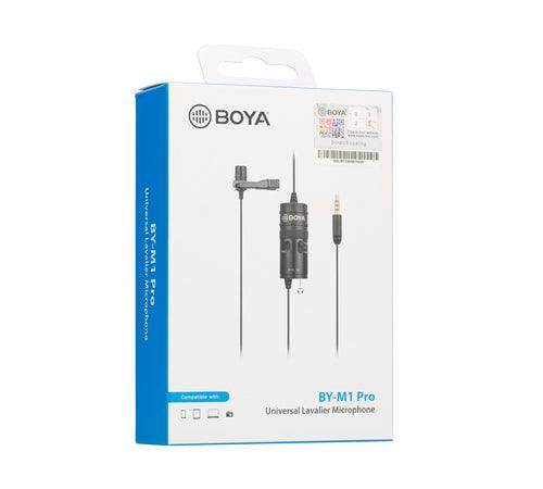 BOYA BY-M1 PRO UNIVERSAL LAVALIER MICROPHONE - DataBlitz