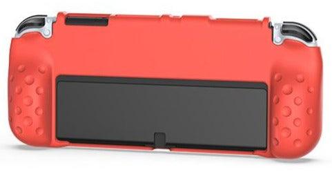 DOBE NSW PROTECTIVE CASE TPU MATERIAL FOR N-S OLED (RED) (TNS-1142) - DataBlitz