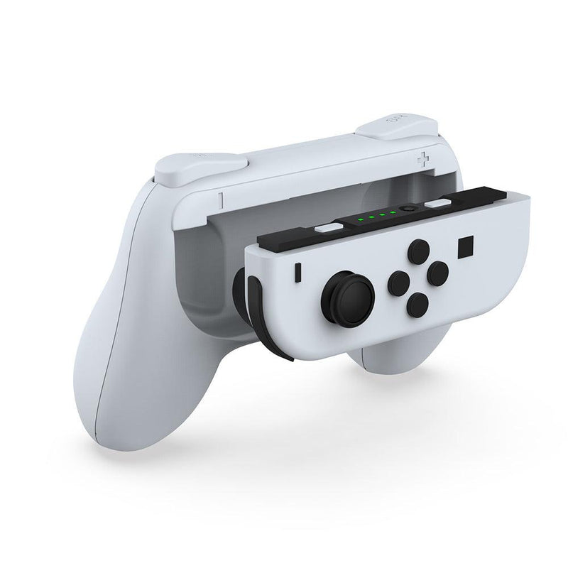 DOBE NSW OLED CONTROLLER GRIP USED FOR THE LEFT & RIGHT OF N-S JOY PAD (WHITE) (TNS-851B) - DataBlitz