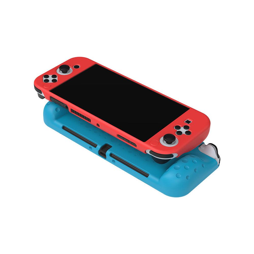 DOBE NSW SILICONE PROTECTIVE CASE FOR NINTENDO SWITCH OLED (BLUE) (TNS-1135) - DataBlitz