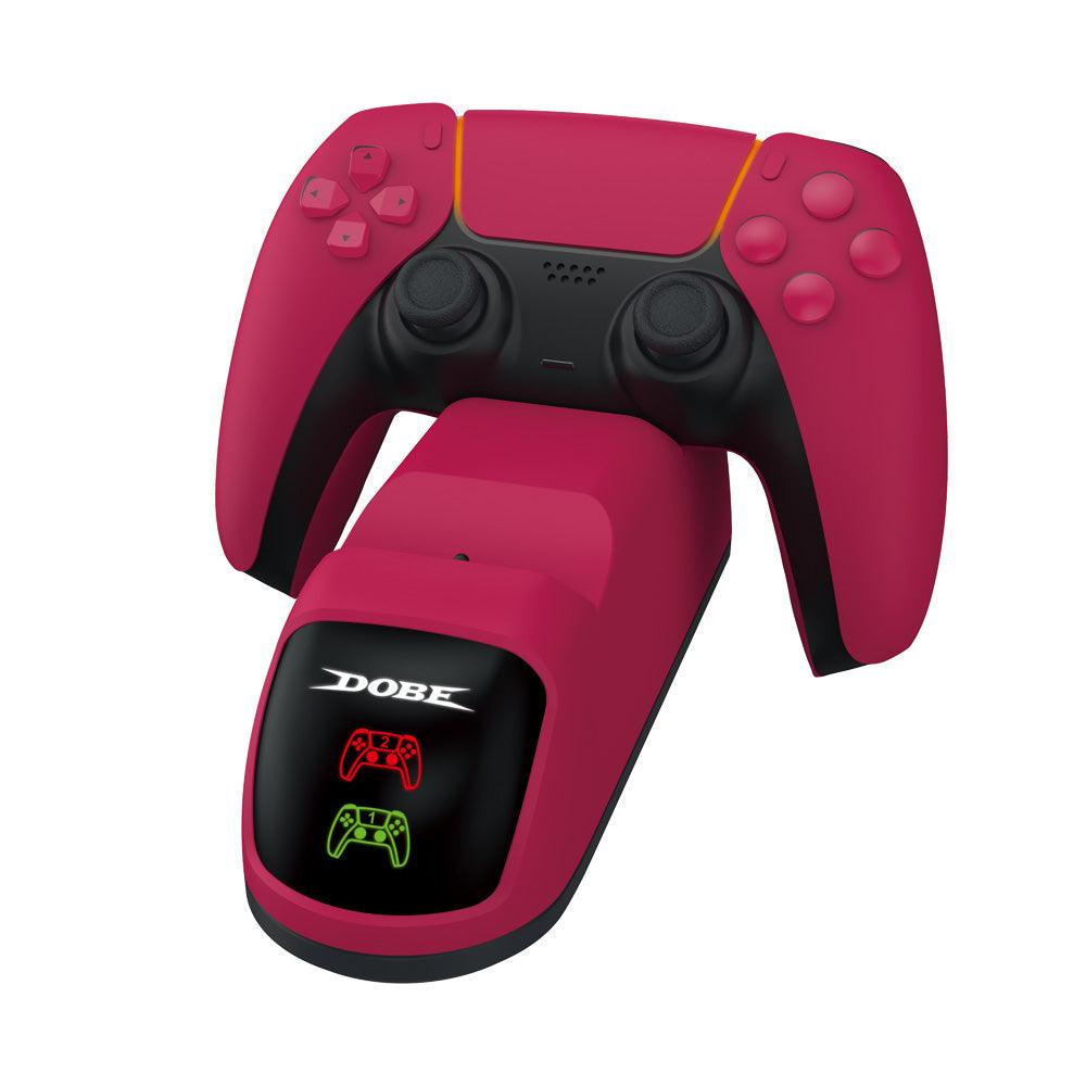 DOBE CHARGING DOCK FOR PS5 (STARDUST RED) (TP5-0515R) - DataBlitz