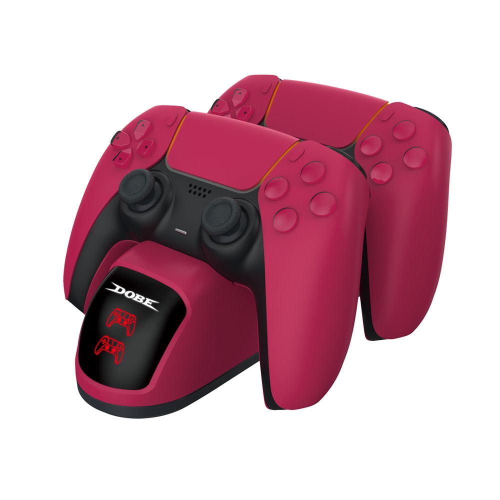 DOBE CHARGING DOCK FOR PS5 (STARDUST RED) (TP5-0515R) - DataBlitz