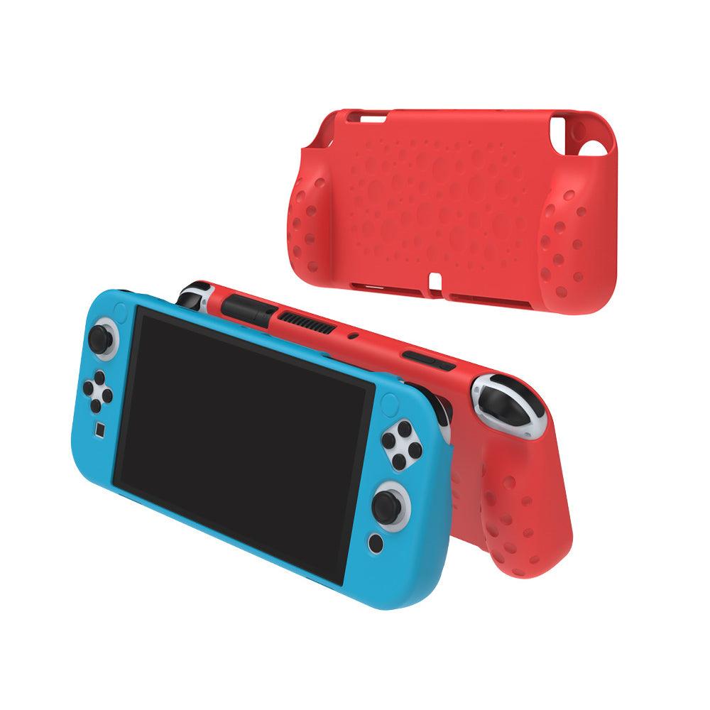 DOBE NSW SILICONE PROTECTIVE CASE FOR NINTENDO SWITCH OLED (BLUE) (TNS-1135) - DataBlitz