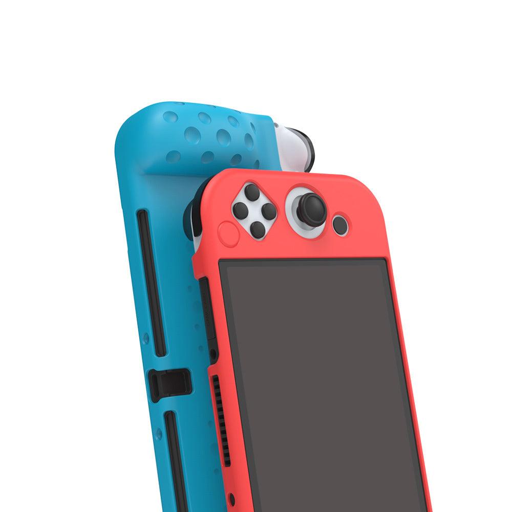 DOBE NSW SILICONE PROTECTIVE CASE FOR NINTENDO SWITCH OLED (BLUE) (TNS-1135) - DataBlitz
