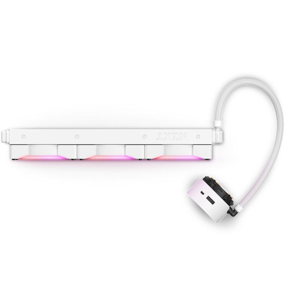 NZXT KRAKEN Z73 RGB 360MM LIQUID COOLER WITH LCD DISPLAY (MATTE WHITE) (RL-KRZ73-RW)+NZXT KRAKEN LGA 1700 BRACKET KIT - DataBlitz