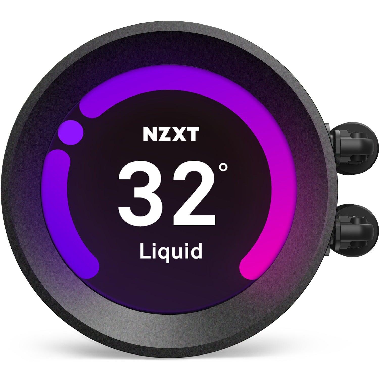 NZXT Kraken Z63 RGB 280mm Liquid Cooler With LCD Display (Matte Black) (RL-KRZ63-R1)  + NZXT KRAKEN LGA 1700 Bracket Kit - DataBlitz