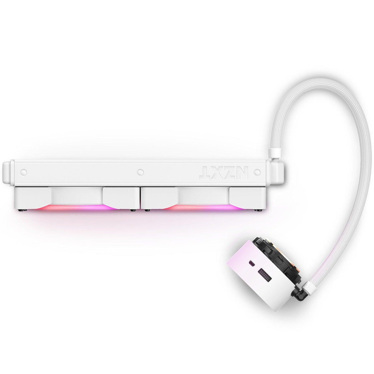NZXT Kraken Z63 RGB 280mm Liquid Cooler With LCD Display (Matte White) (RL-KRZ63-RW) + NZXT Kraken LGA 1700 Bracket Kit - DataBlitz