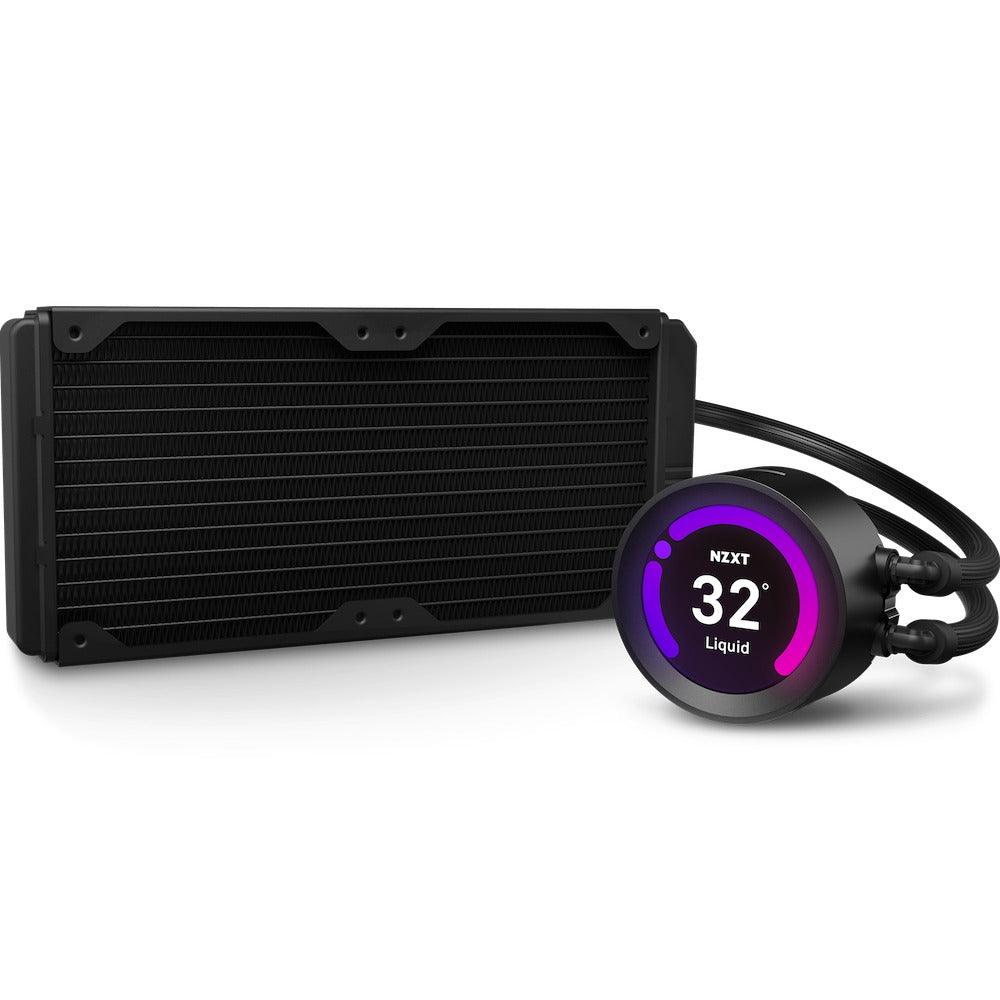 NZXT Kraken Z53 RGB 240MM Liquid Cooler With LCD Display (Matte Black) (RL-KRZ53-R1)+NZXT Kraken LGA 1700 Bracket Kit - DataBlitz