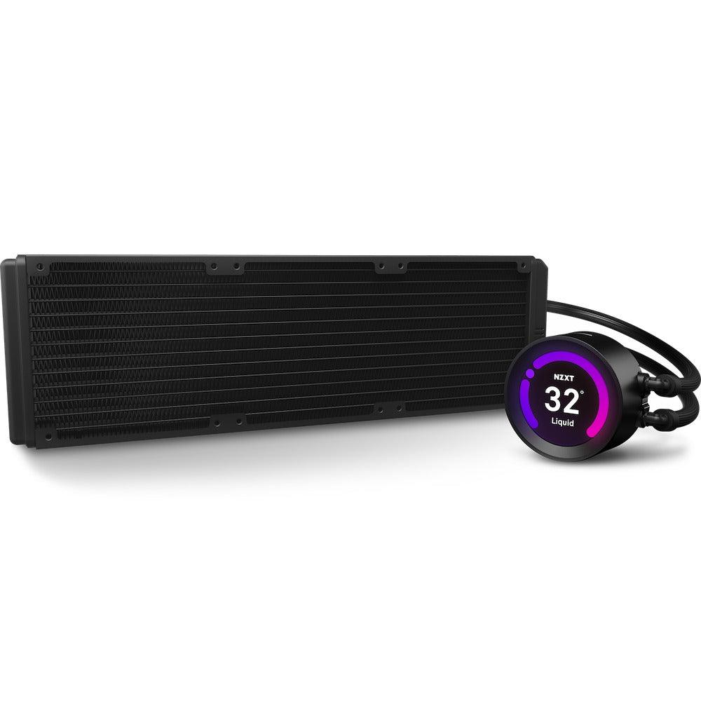 NZXT Kraken Z73 RGB 360MM Liquid Cooler With LCD Display (Matte Black) (RL-KRZ73-R1) - DataBlitz