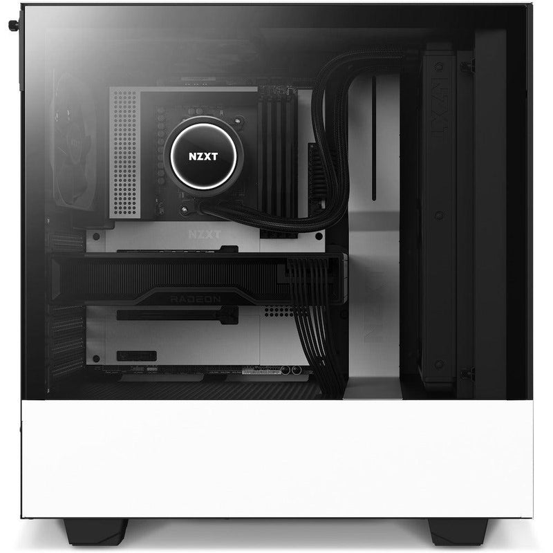 NZXT H510 Flow Compact Mid-Tower Case (Matte White) (CA-H52FW-01) - DataBlitz