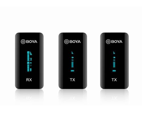 BOYA BY-XM6-S2 ULTRA COMPACT 2.4GHZ DUAL-CHANNEL WIRELESS MICROPHONE SYSTEM - DataBlitz