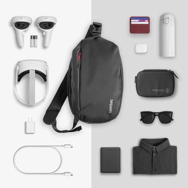Tomtoc Meta/Oculus Quest 2 Sling Bag (Black) (A0530D1) - DataBlitz