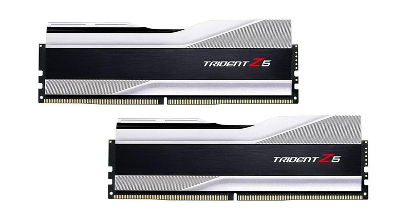 G.Skill Trident Z5 32GB (16GBX2) DDR5 Intel XMP 6000MHZ Memory (Metallic Silver) (F5-6000J3636F16GX2-TZ5S) - DataBlitz