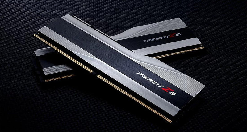G.Skill Trident Z5 32GB (16GBX2) DDR5 Intel XMP 6000MHZ Memory (Metallic Silver) (F5-6000J3636F16GX2-TZ5S) - DataBlitz