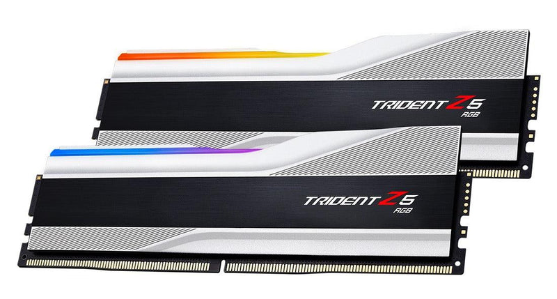 G.SKILL Trident Z5 RGB 32GB (2 x 16GB) DDR5-6400 Memory (Silver) (F5-6400J3239G16GX2-TZ5RS) - DataBlitz