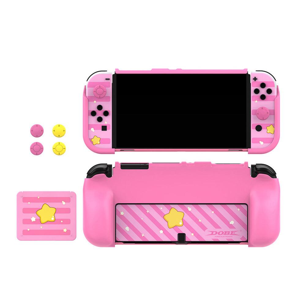 DOBE NSW Protective Kit For N-Switch Oled (Pink) (ITNS-2120) - DataBlitz