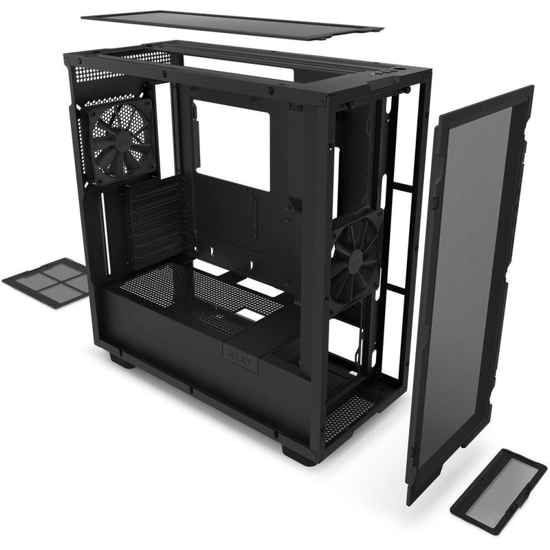 NZXT H7 Flow Mid-Tower Airflow Case (Matte Black) (CM-H71FB-01) - DataBlitz