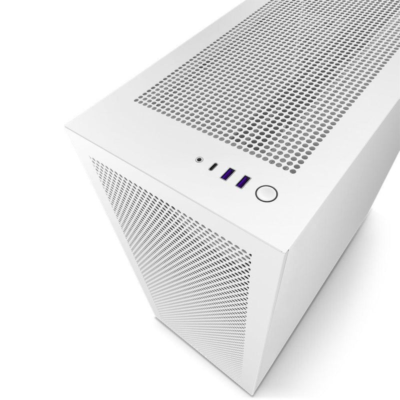NZXT H7 Flow Mid-Tower Airflow Case (Matte Black/Matte White) (CM-H71FG-01) - DataBlitz