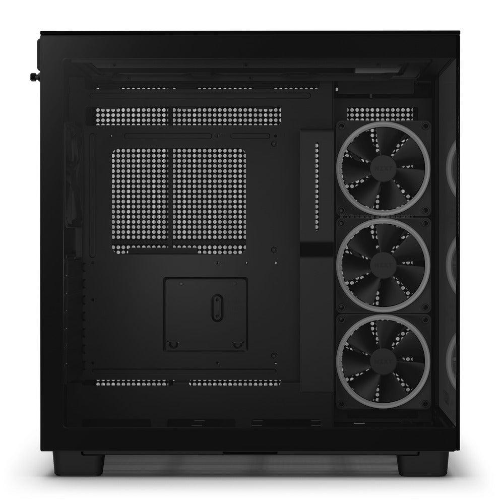 NZXT H9 Elite Premium Dual-Chamber Mid-Tower Airflow Case (Matte Black) (CM-H91EB-01) - DataBlitz