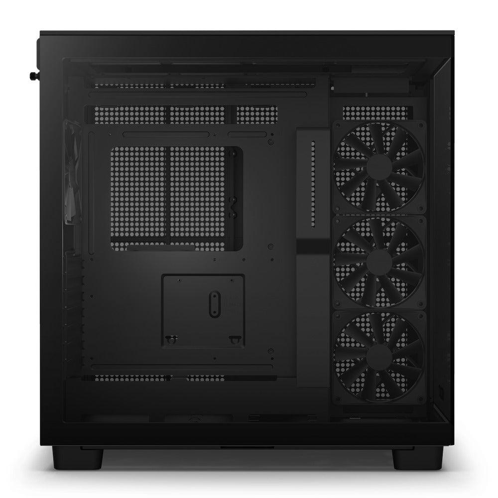 NZXT H9 Flow Dual-Chamber Mid-Tower AirFlow Case (Matte Black)  (CM-H91FB-01) - DataBlitz