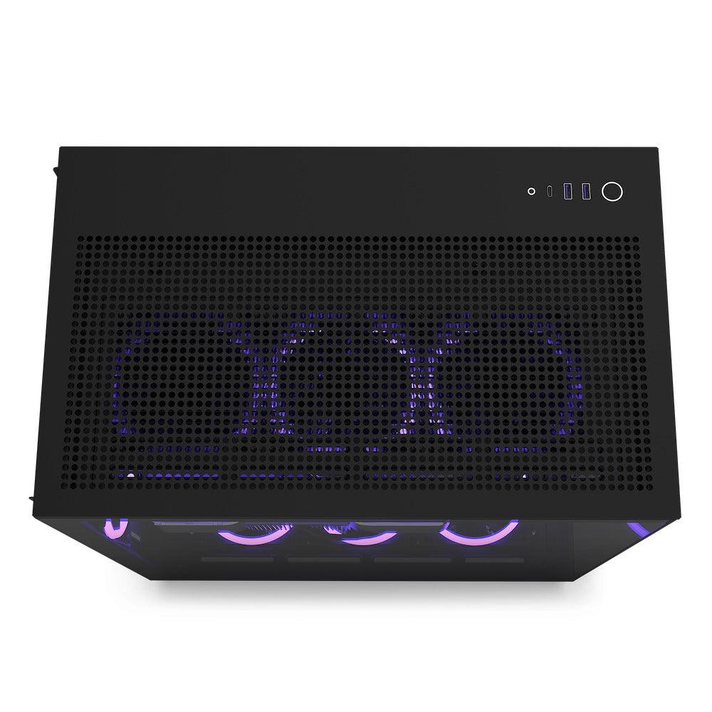 NZXT H9 Flow Dual-Chamber Mid-Tower AirFlow Case (Matte Black)  (CM-H91FB-01) - DataBlitz