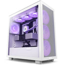 NZXT H7 Flow Mid-Tower Airflow Case With RGB Fans (Matte White)