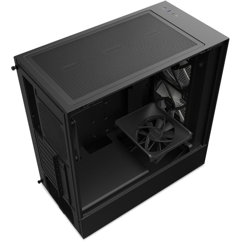 NZXT H5 Flow Compact Mid-Tower Airflow Case With RGB Fans