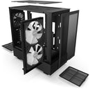 NZXT H5 Flow Compact Mid-Tower Airflow Case With RGB Fans