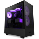 NZXT H5 Flow Compact Mid-Tower Airflow Case With RGB Fans