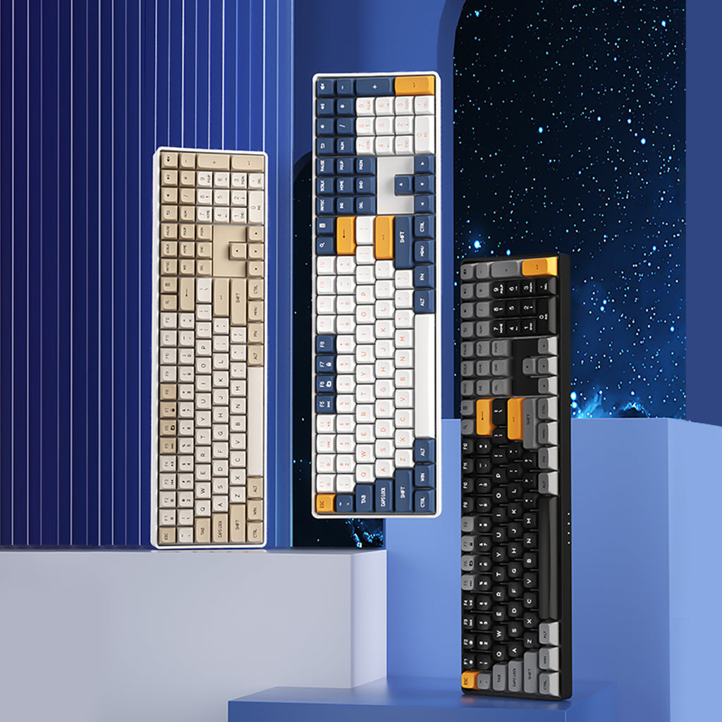Darkflash GD108 110-Key Hotswap Wired+2.4G Wireless Mechanical Keyboard ...