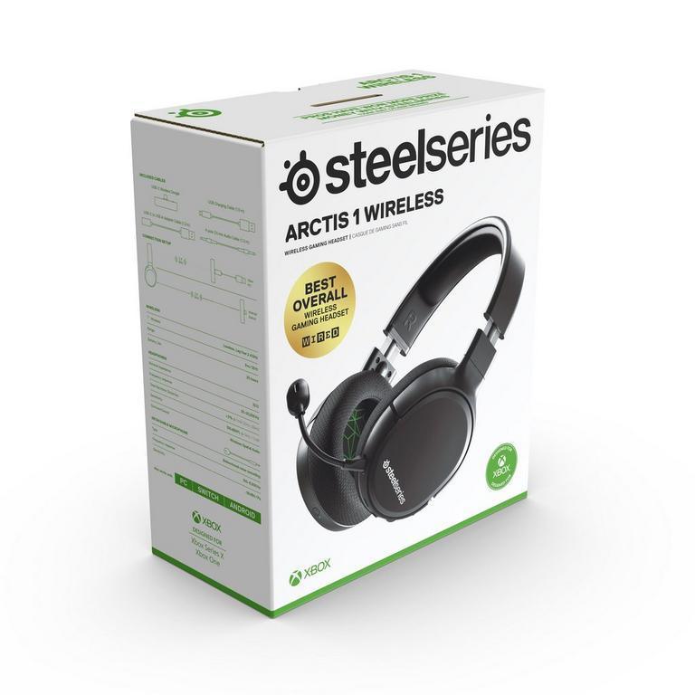 STEELSERIES ARCTIS 1 WIRELESS GAMING HEADSET (BLACK) (XBOX SERIES X/S/XBOX ONE/PS5/PS4 /PC/SWITCH/ANDROID) (PN61502) - DataBlitz