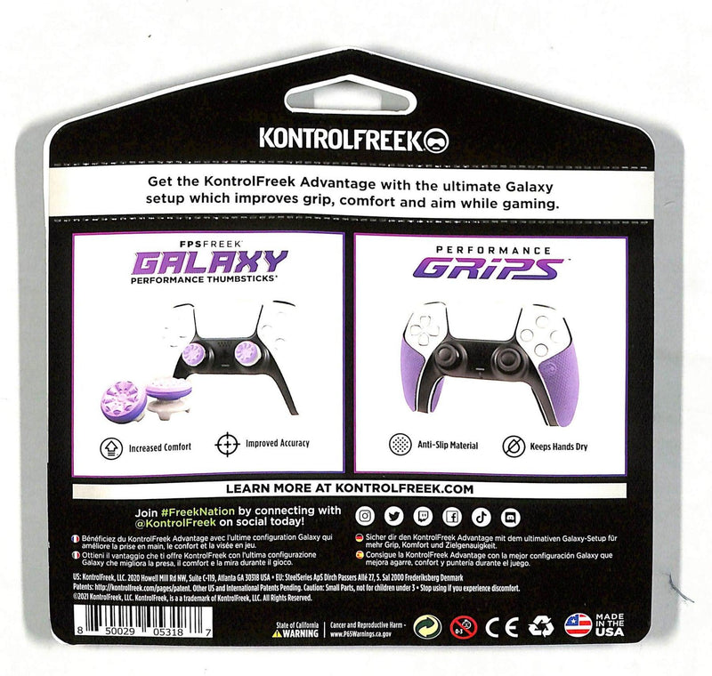Kontrolfreek Performance Kit for PS5 Performance Thumbsticks + Grips (Galaxy) - DataBlitz