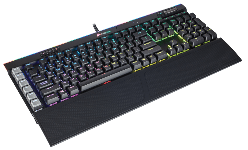 CORSAIR GAMING K95 RGB PLATINUM MECHANICAL GAMING KEYBOARD CHERRY RED MX SPEED (BLACK) - DataBlitz