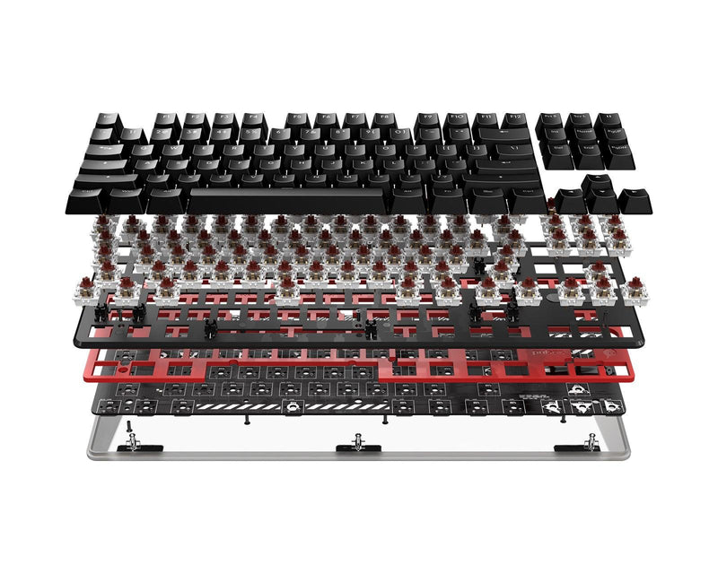 Pulsar 80% TKL ANSI Custom Mechanical Gaming Keyboard Barebone (Black) (PCMK801B) - DataBlitz