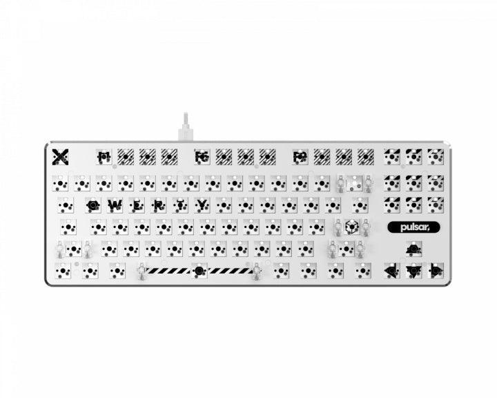 Pulsar 80% TKL ANSI Custom Mechanical Gaming Keyboard Barebone (White) (PCMK801W) - DataBlitz