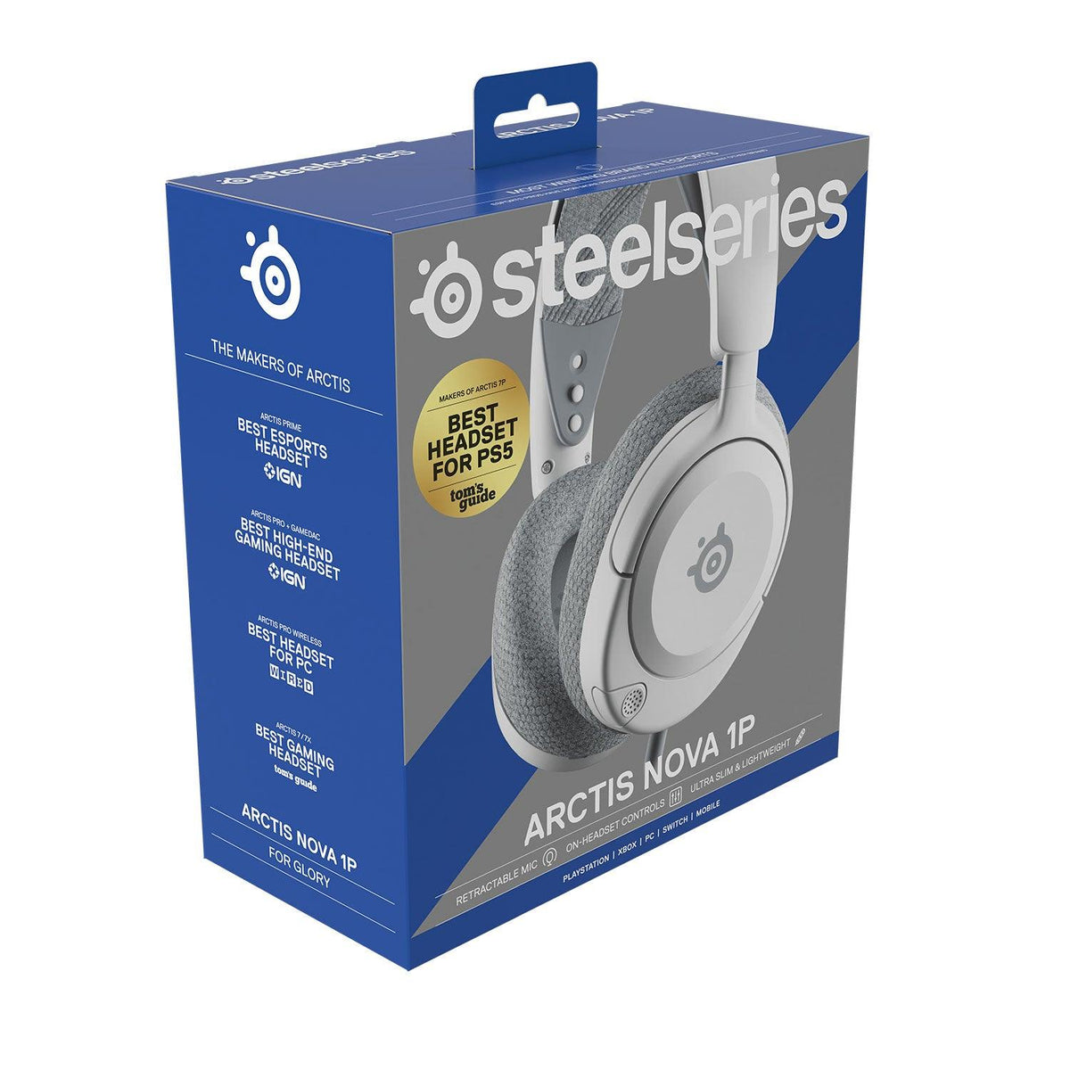 Steelseries Arctis Nova 1P Gaming Headset (White) (PN61612) - DataBlitz
