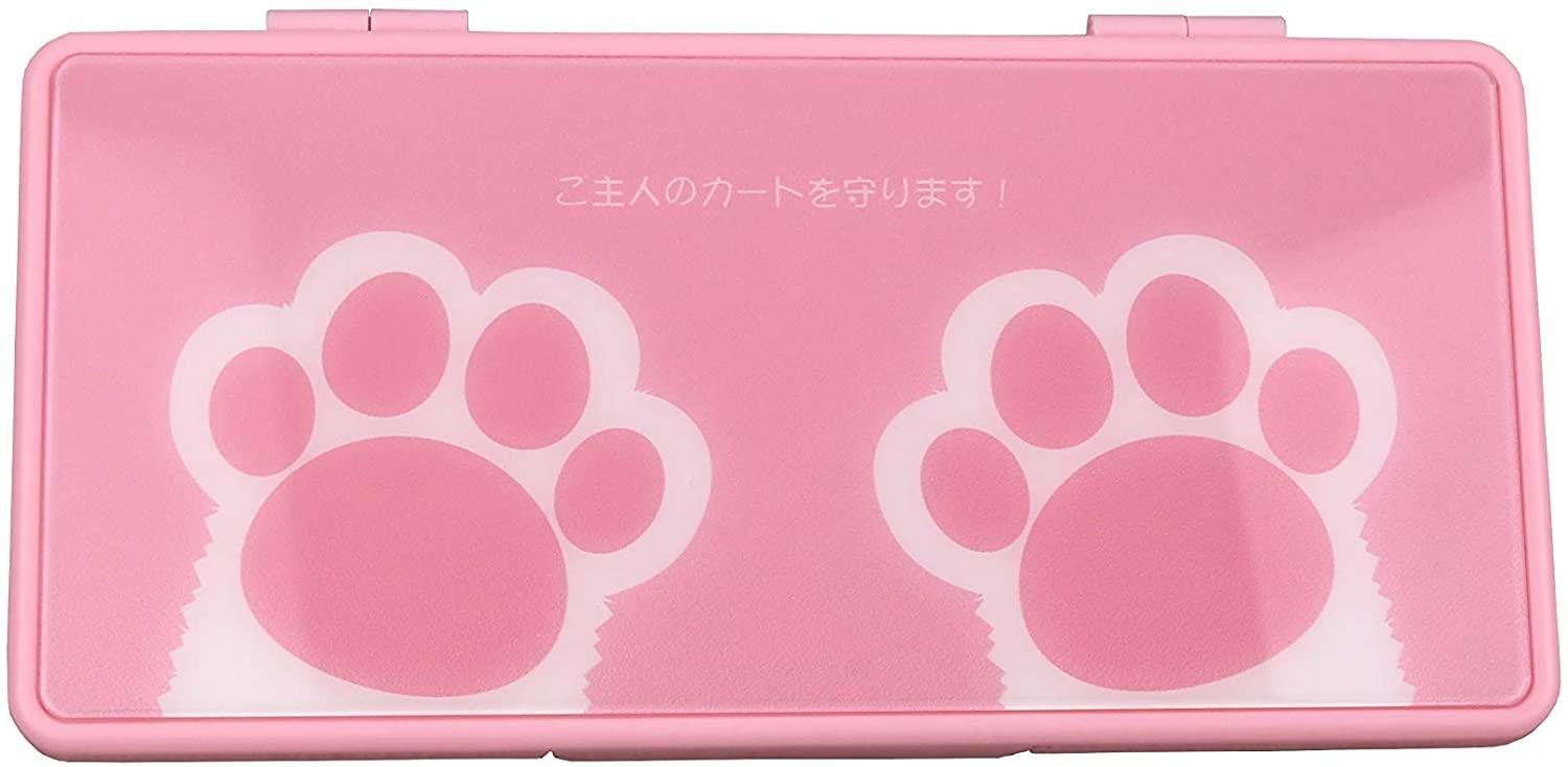 IINE NSW GAME CARD CASE 8+8 CAT PAW PINK (L365) - DataBlitz