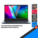 ASUS VIVOBOOK PRO 15 M3401QA-KM048T LAPTOP (QUIET BLUE) | 14" OLED | Ryzen™ 5 5600H | 8GB DDR4 | 512GB SSD | AMD RADEON | WIN 10 - DataBlitz